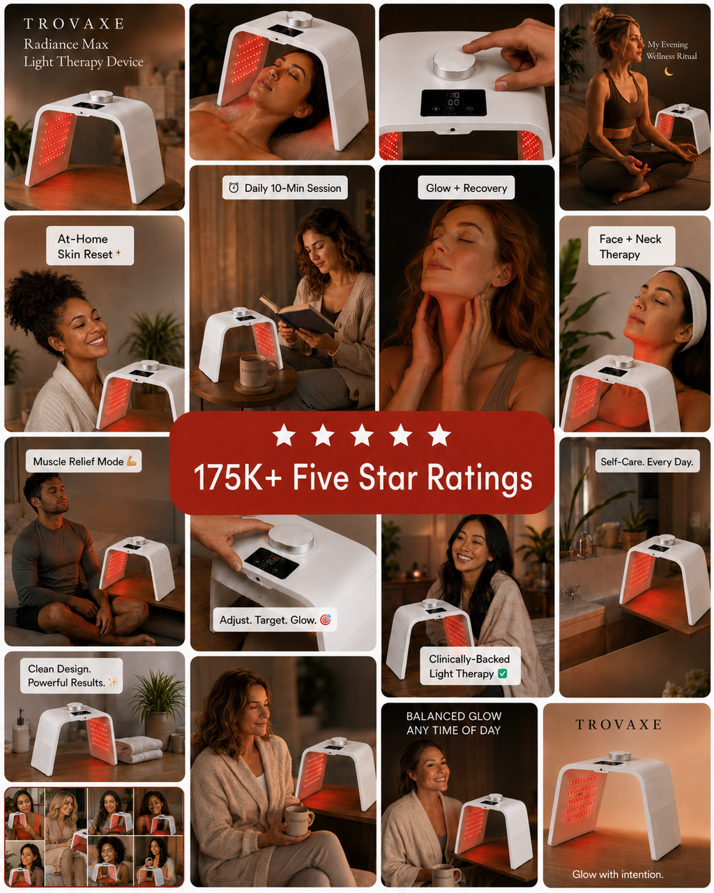 Trovaxe™ RadianceMax Light Therapy Device