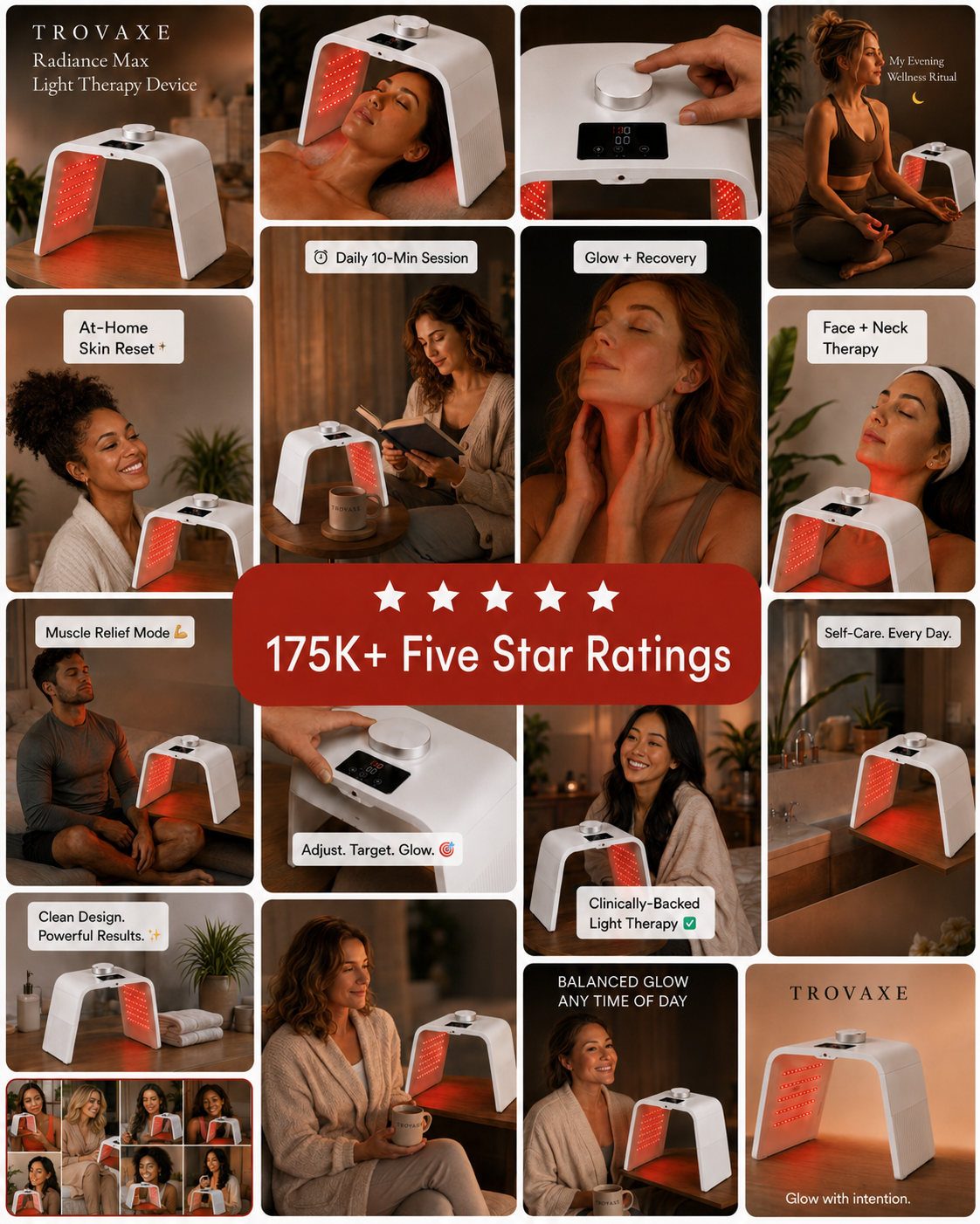 Trovaxe™ RadianceMax Light Therapy Device