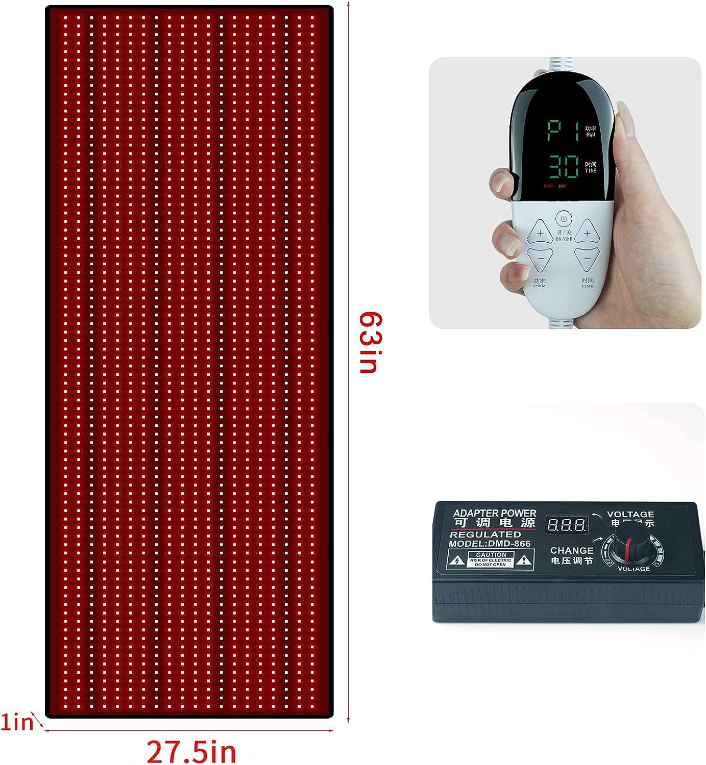 Trovaxe™ Full-Body Red Light Therapy Mat